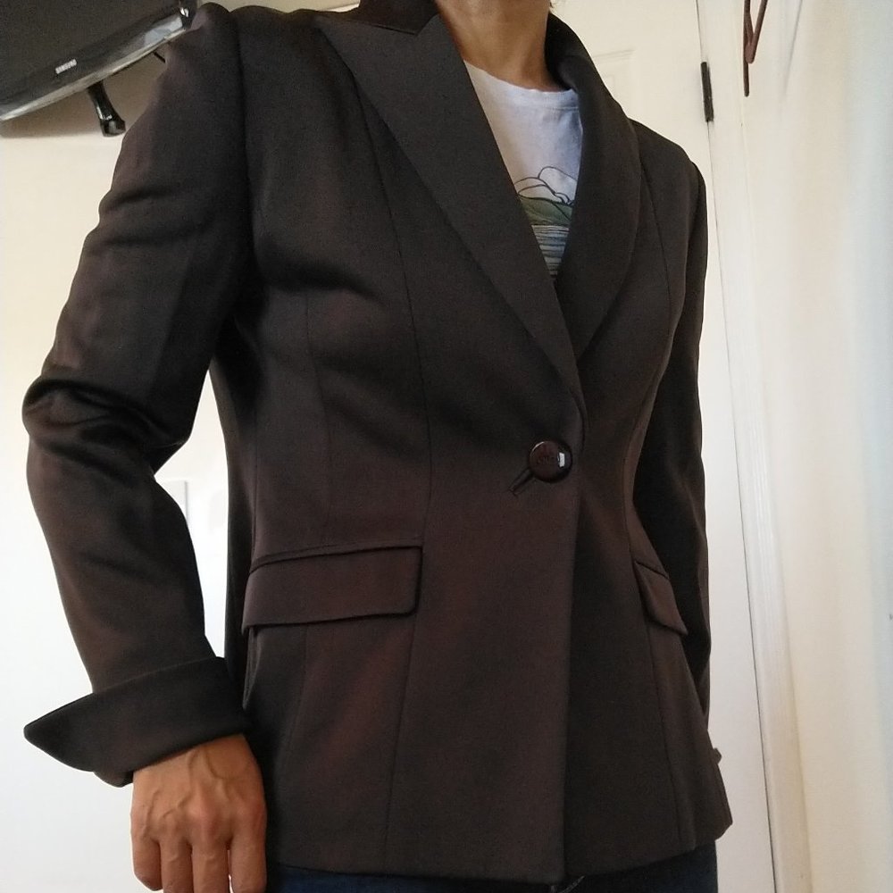 Ignes dark brown 38-40 triacetate Jacket